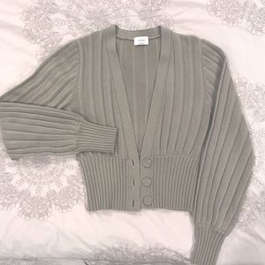 Aritzia Wilfred plunge front cardigan